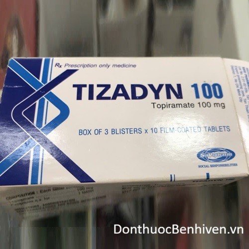 Viên uống Thuốc Tizadyn 100mg