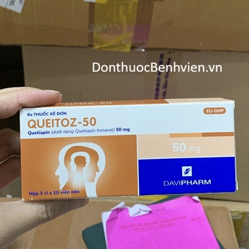 Viên nén Thuốc Queitoz 50mg Davipharm