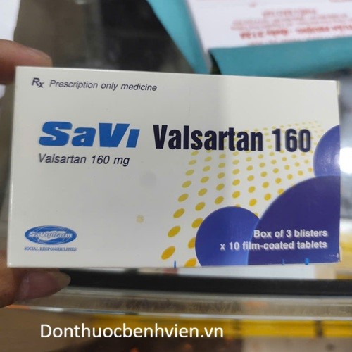 Viên uống Thuốc Savi Valsartan 160mg