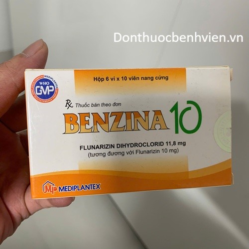 Viên nang cứng Thuốc Benzina 10mg