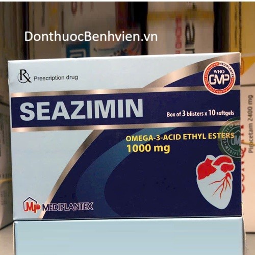 Viên nang mềm Thuốc Seazimin 1000mg