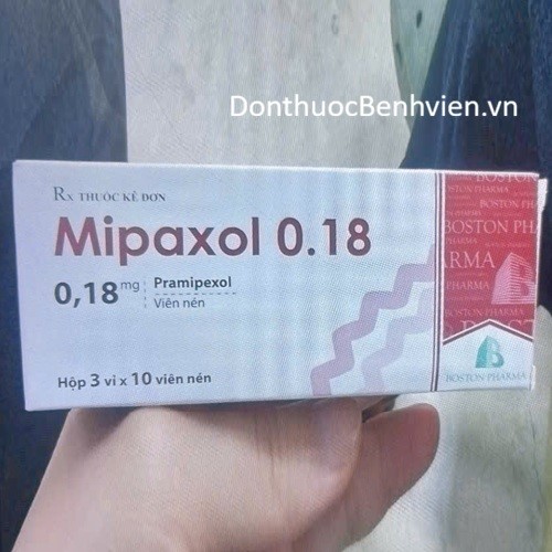 Viên nén Thuốc Mipaxol 0.18mg