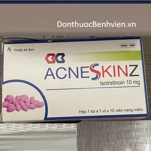 Viên nang mềm Thuốc Acneskinz 10mg