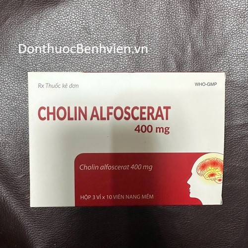 Viên nang mềm Thuốc Cholin Alfoscerat 400mg