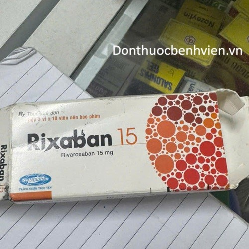 Viên nén bao phim Thuốc Rixaban 15mg