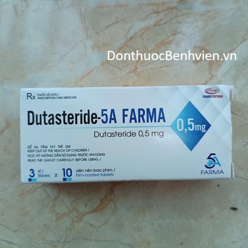 Viên uống Thuốc Dutassteride-5A Farma 0.5mg