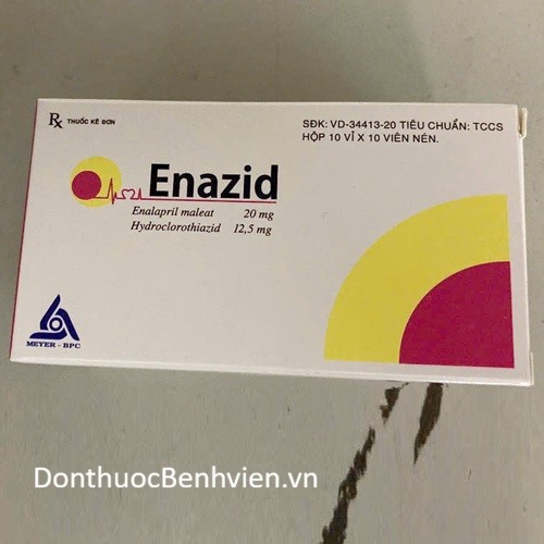 Viên nén Thuốc Enazid 20mg/12.5mg