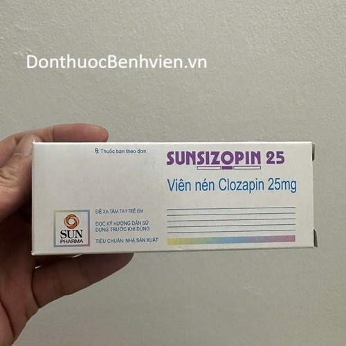 Viên nén Thuốc Sunsizopin 25mg