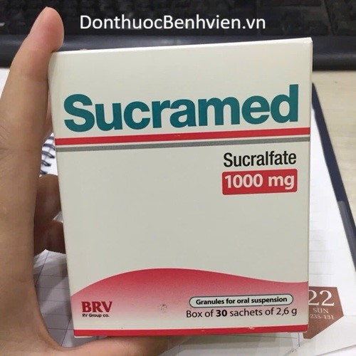 Thuốc Cốm pha hỗn dịch uống Sucramed 1000mg
