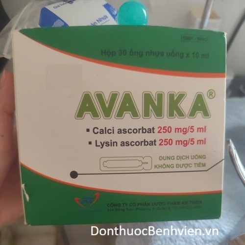 Dung dịch uống Thuốc Avanka 10ml