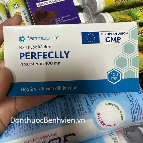 Viên Đặt Âm Đạo Thuốc Perfeclly 400mg