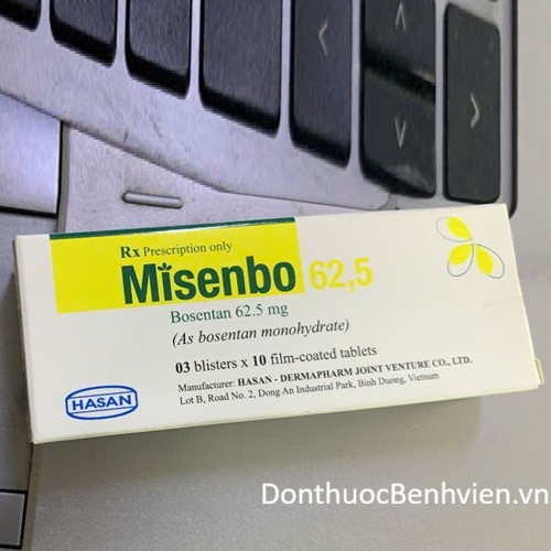 Viên nén bao phim Thuốc Misenbo 62.5mg