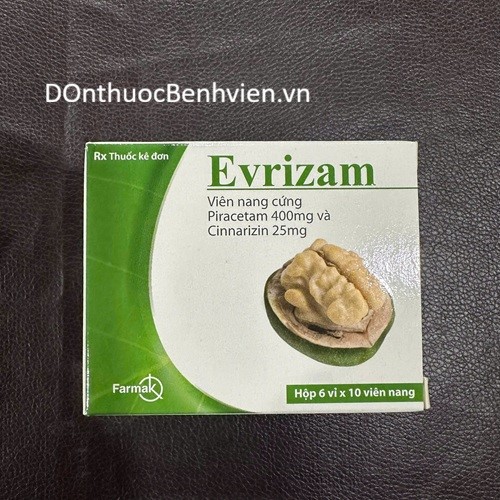Viên nang cứng Thuốc Evrizam 400mg/25mg