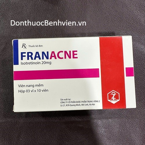 Viên uống Thuốc Franacne 20mg