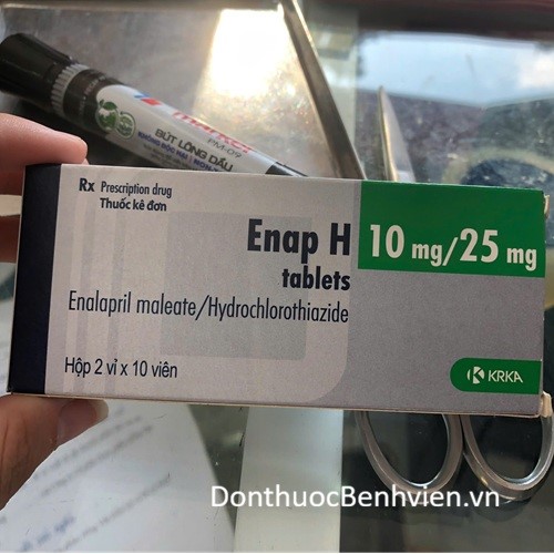Viên uống Thuốc Enap H 10mg/25mg
