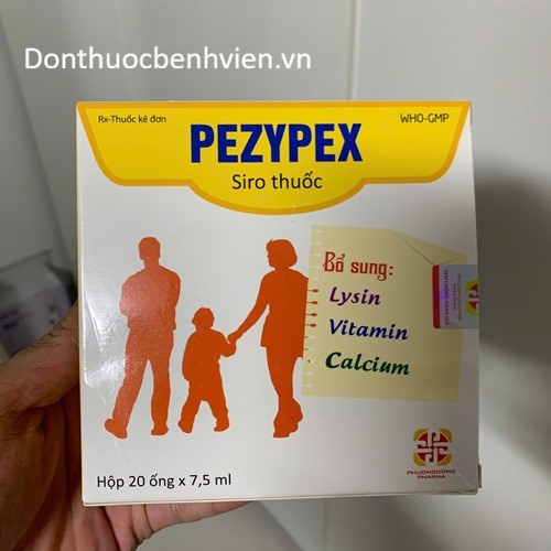 Thuốc Pezypex - Dung dịch uống 7.5ml