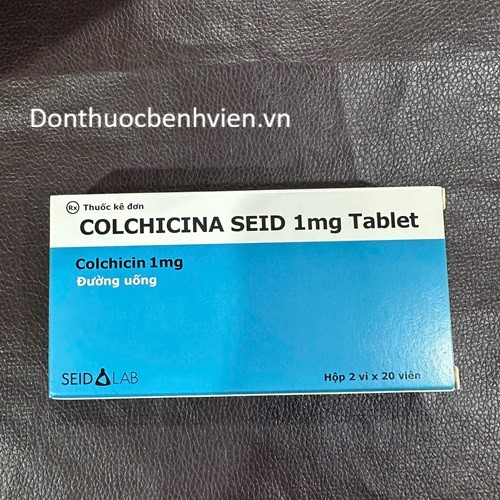 Viên uống Thuốc Colchicina Seid 1mg