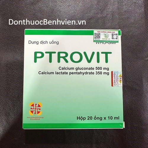 Dung dịch uống Thuốc Ptrovit 10ml