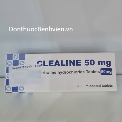 Viên nén bao phim Thuốc Clealine 50mg
