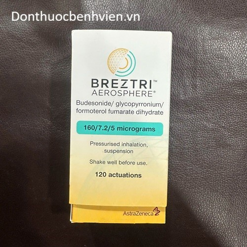 Thuốc xịt Breztri aerosphere 160mcg/7.2mcg/5mcg