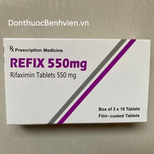 Viên uống Thuốc Refix 550mg