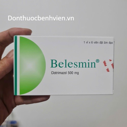 Viên đặt âm đạo Thuốc Belesmin 500mg