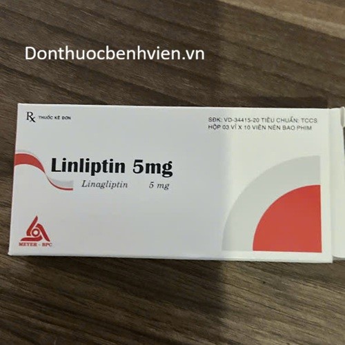 Viên nén bao phim Thuốc Linliptin 5mg