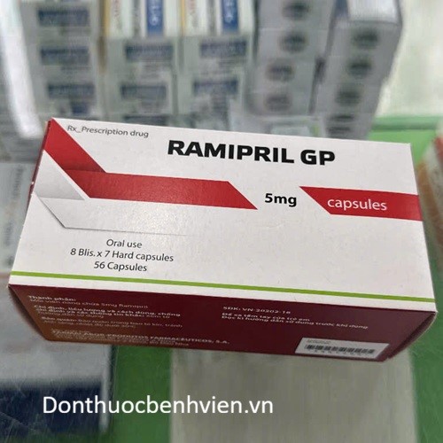 Viên nang cứng Thuốc Ramipril Gp 5mg