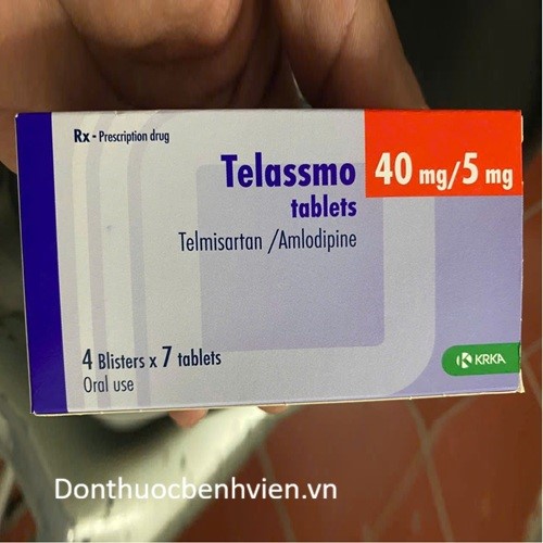 Viên uống Thuốc Telassmo 40mg/5mg Tablets