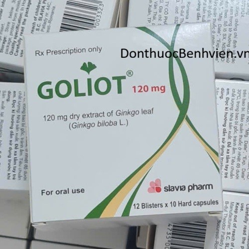 Viên nang cứng Thuốc Goliot 120mg