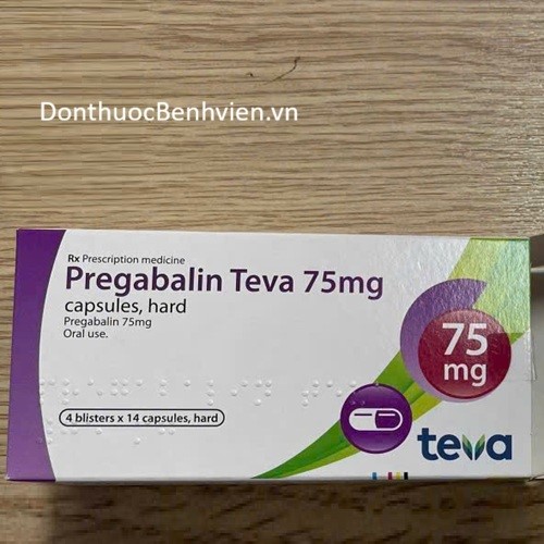 Viên nang Thuốc Pregabalin Teva 75mg