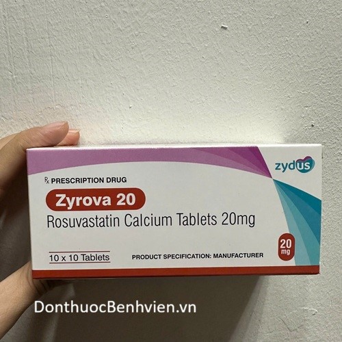 Viên uống Thuốc Zyrova 20mg