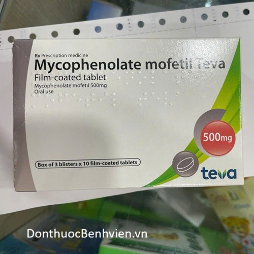 Thuốc Mycophenolate Mofetil Teva 500mg