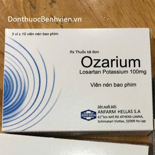 Viên bao phim Thuốc Ozarium 100mg