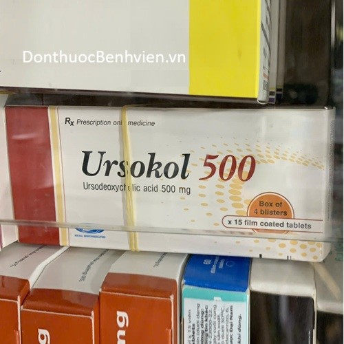 Viên nén bao phim Thuốc Ursokol 500mg