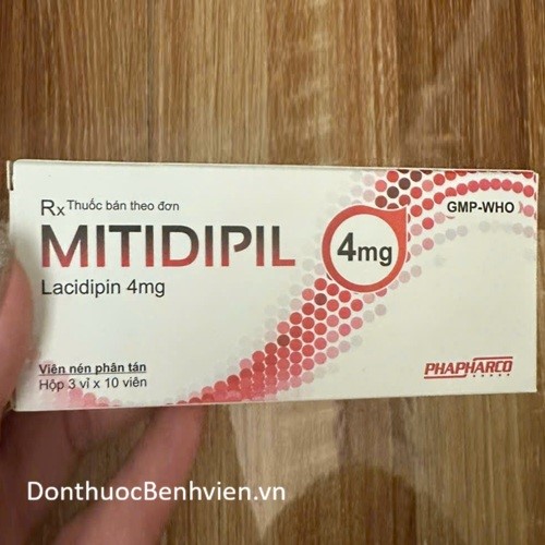 Viên nén phân tán Thuốc Mitidipil 4mg