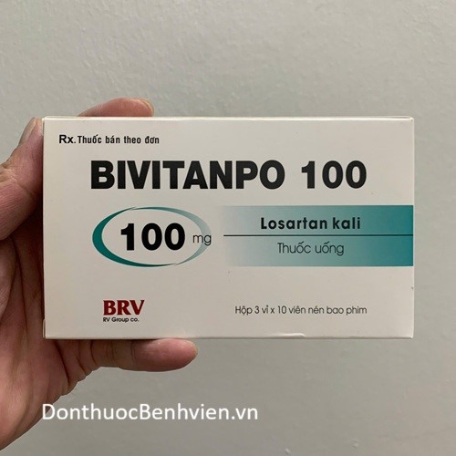 Viên Nén bao phim Thuốc Bivitanpo 100mg