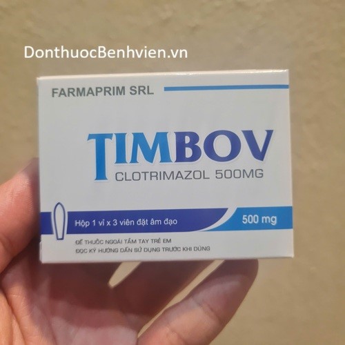 Viên đặt âm đạo Thuốc Timbov 500mg