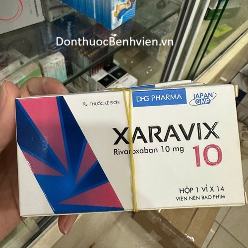 Viên nén bao phim Thuốc Xaravix 10mg