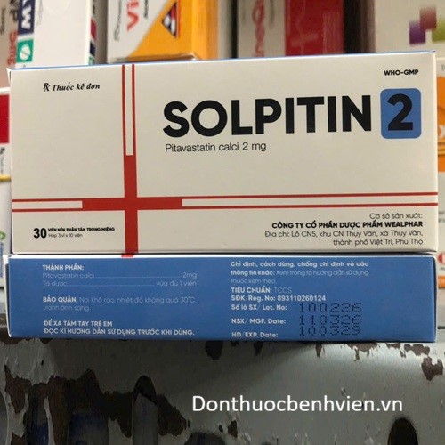 Viên nén phân tán trong miệng Thuốc Solpitin 2mg