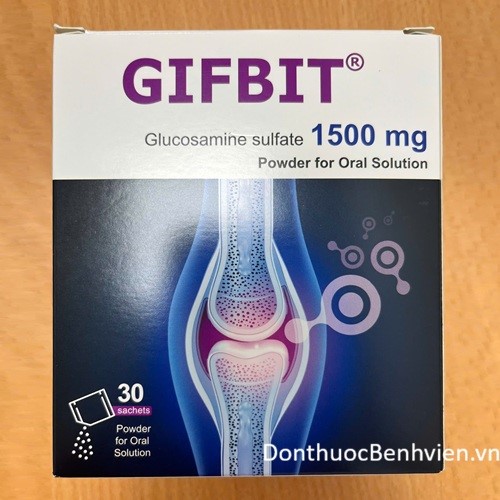 Bột pha hỗn dịch uống Thuốc Gifbit 1500mg