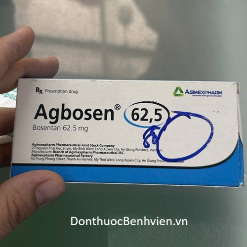 Viên uống Thuốc Agbosen 62.5mg