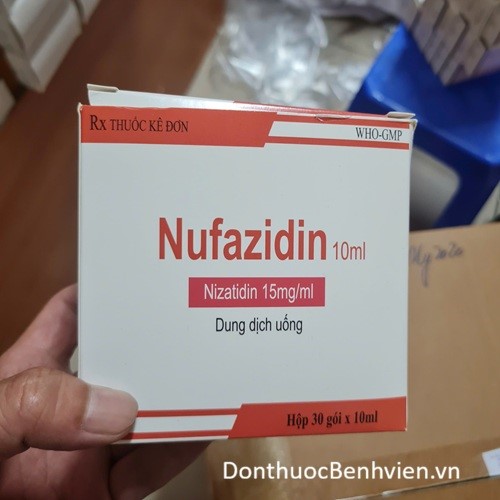 Dung dịch uống Thuốc Nufazidin 10ml