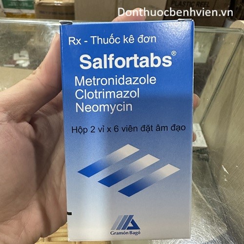 Viên đặt âm đạo Thuốc Salfortabs