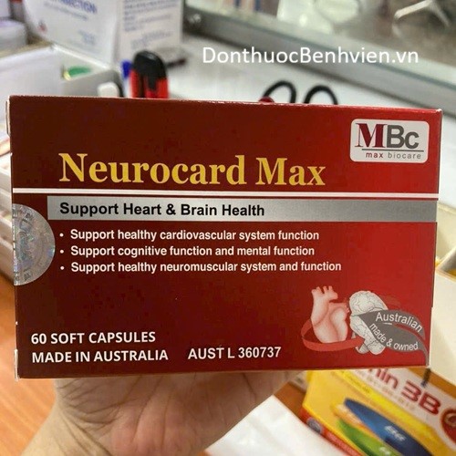 Thực phẩm bảo vệ sức khỏe Neurocard Max