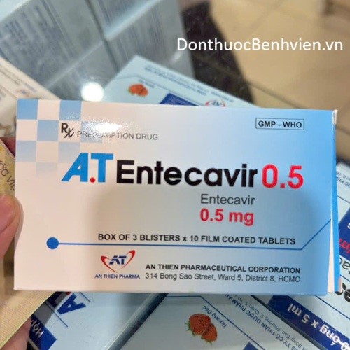 Thuốc A.T Entecavir 0.5mg
