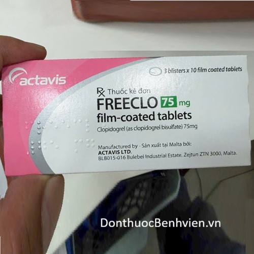 Viên nén bao phim Thuốc Freeclo 75mg