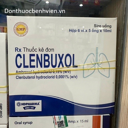 Siro uống Thuốc Clenbuxol 10ml