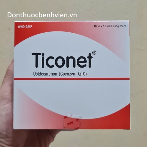 Viên nang mềm Thuốc Ticonet 30mg