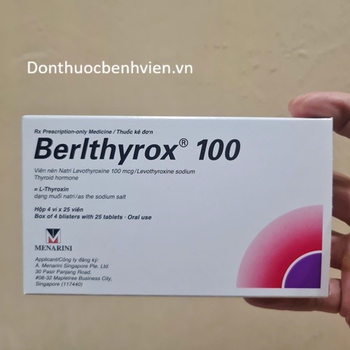 Viên nén Thuốc Berlthyrox 100